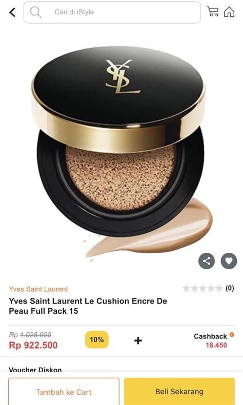 ysl bb cushion harga|ysl cushion foundation.